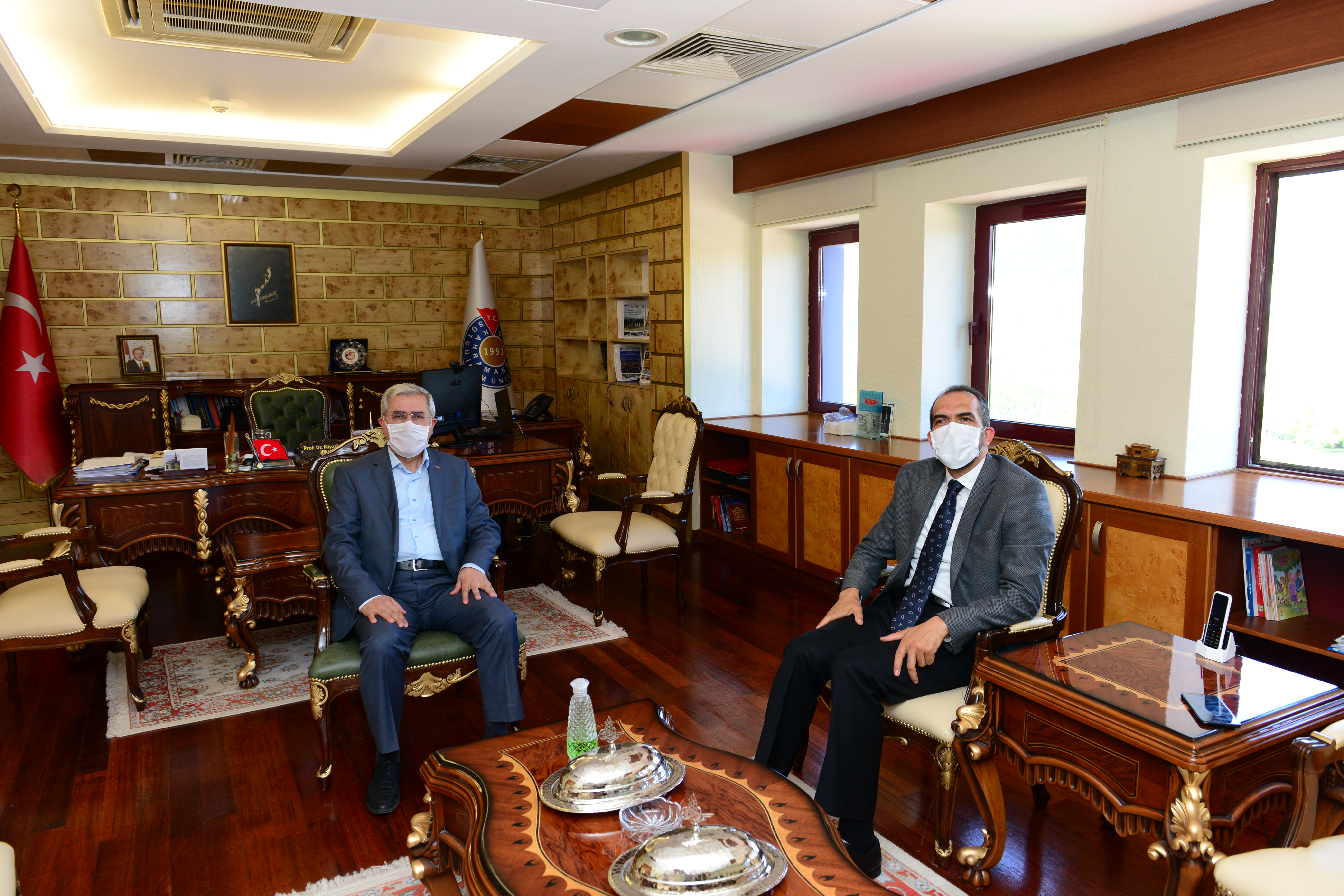 Kahramanmaraş Milletvekili Özdemir, Rektörümüz Prof. Dr. Niyazi Can’ı Ziyaret Etti