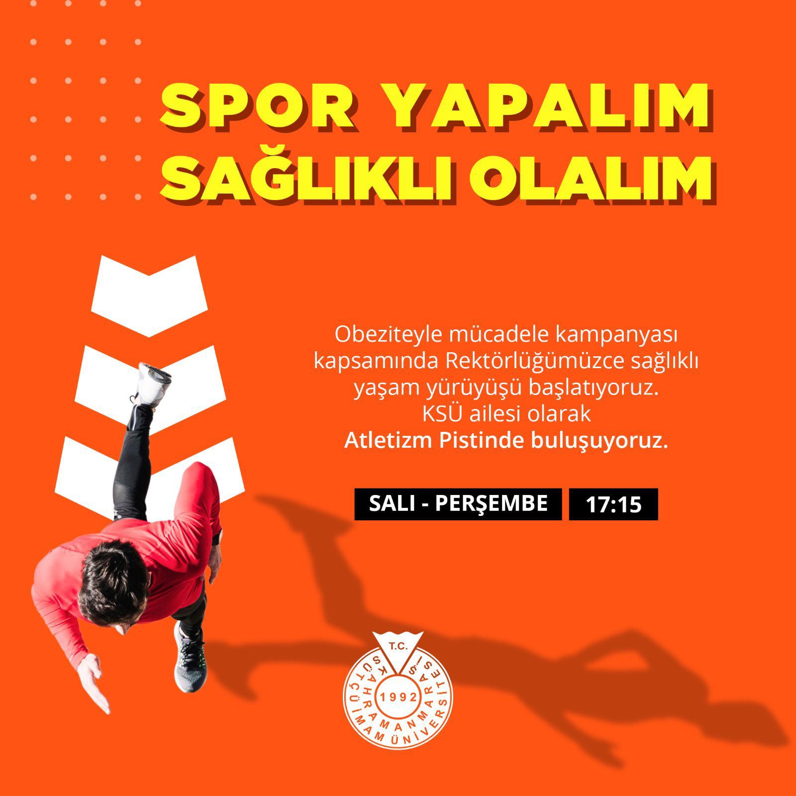 Üniversitemiz Personel ve Öğrencileri Daha Sağlıklı Bir Yaşam İçin Yürüyor