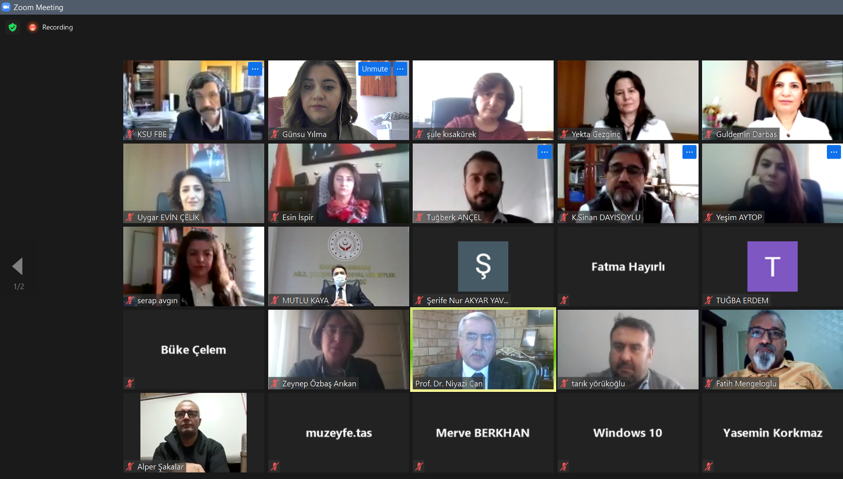 KSÜKAM Tarafından 25 Kasım Kadına Yönelik Şiddetle Mücadele Günü Kapsamında Çevrim İçi Konferans Gerçekleştirildi