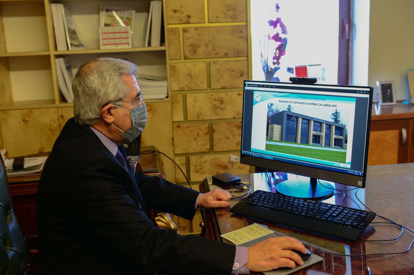 Üniversitemiz Rektörü Prof. Dr. Niyazi Can, Türkiye Adalet Akademisi Danışma Kurulu Toplantısına Katıldı