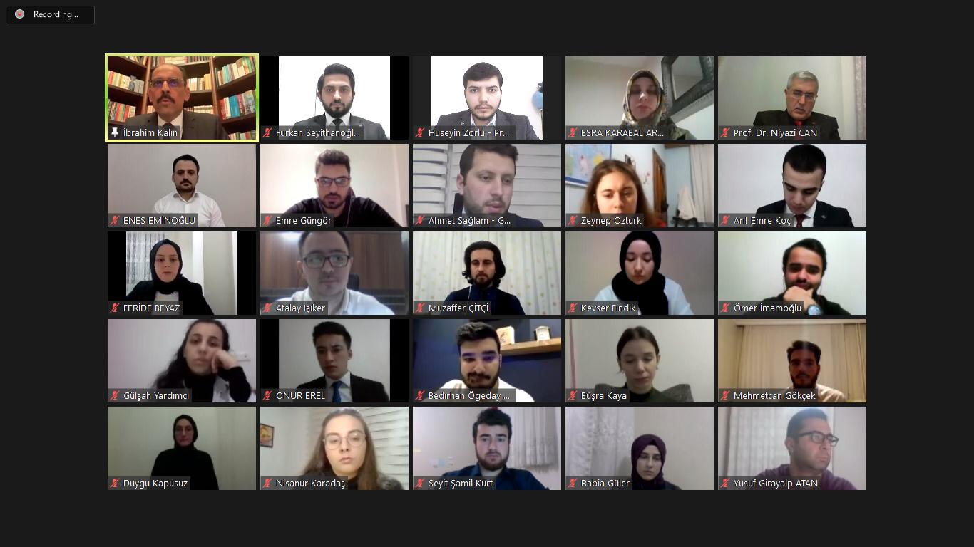 Kahramanmaraş Diplomasi Okulu’nda İlk Etabın Kapanış Dersini Cumhurbaşkanlığı Sözcüsü İbrahim Kalın Verdi