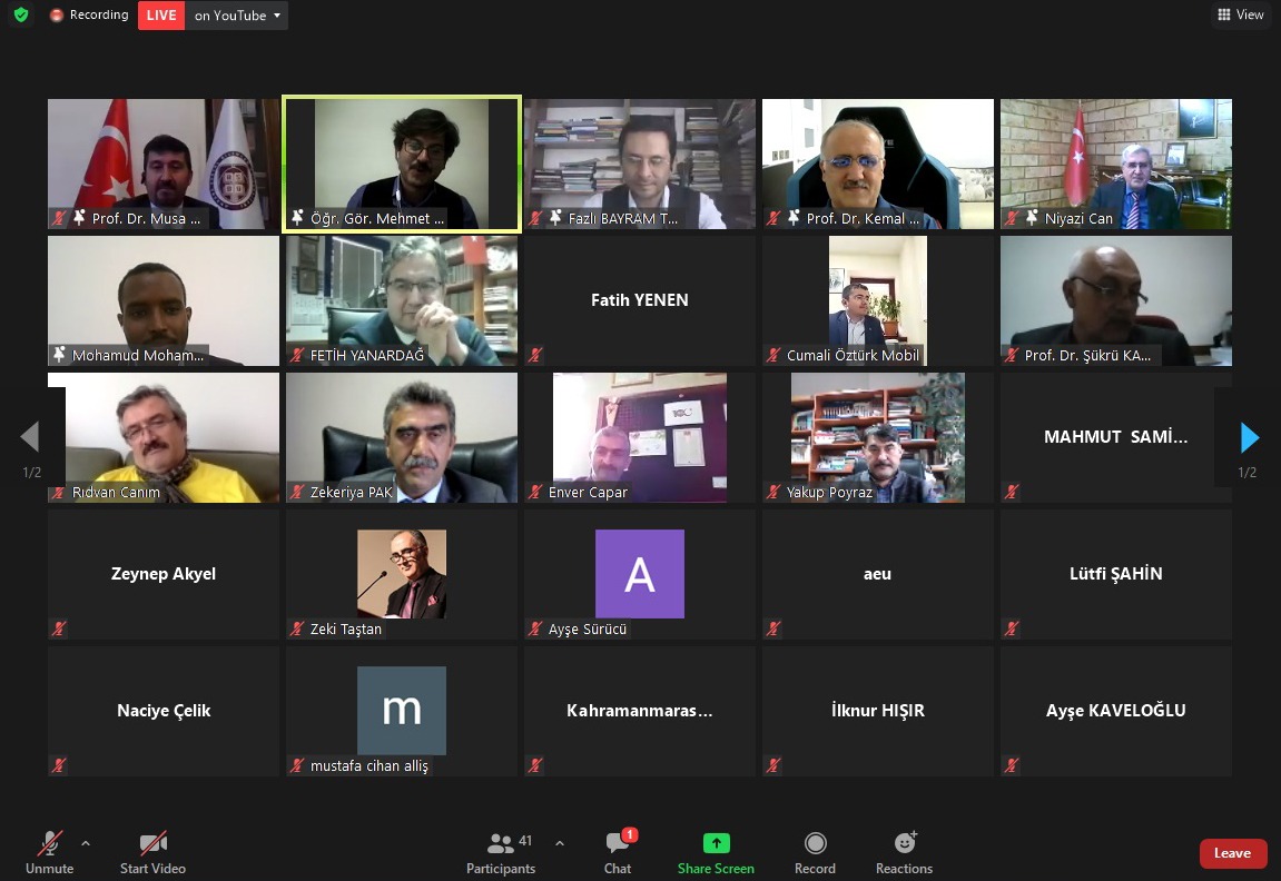 Üniversitemiz ve Türkiye Yazarlar Birliği İşbirliğiyle ‘İstiklal Marşı’nın 100. Yılı’  Konulu Panel Düzenlendi