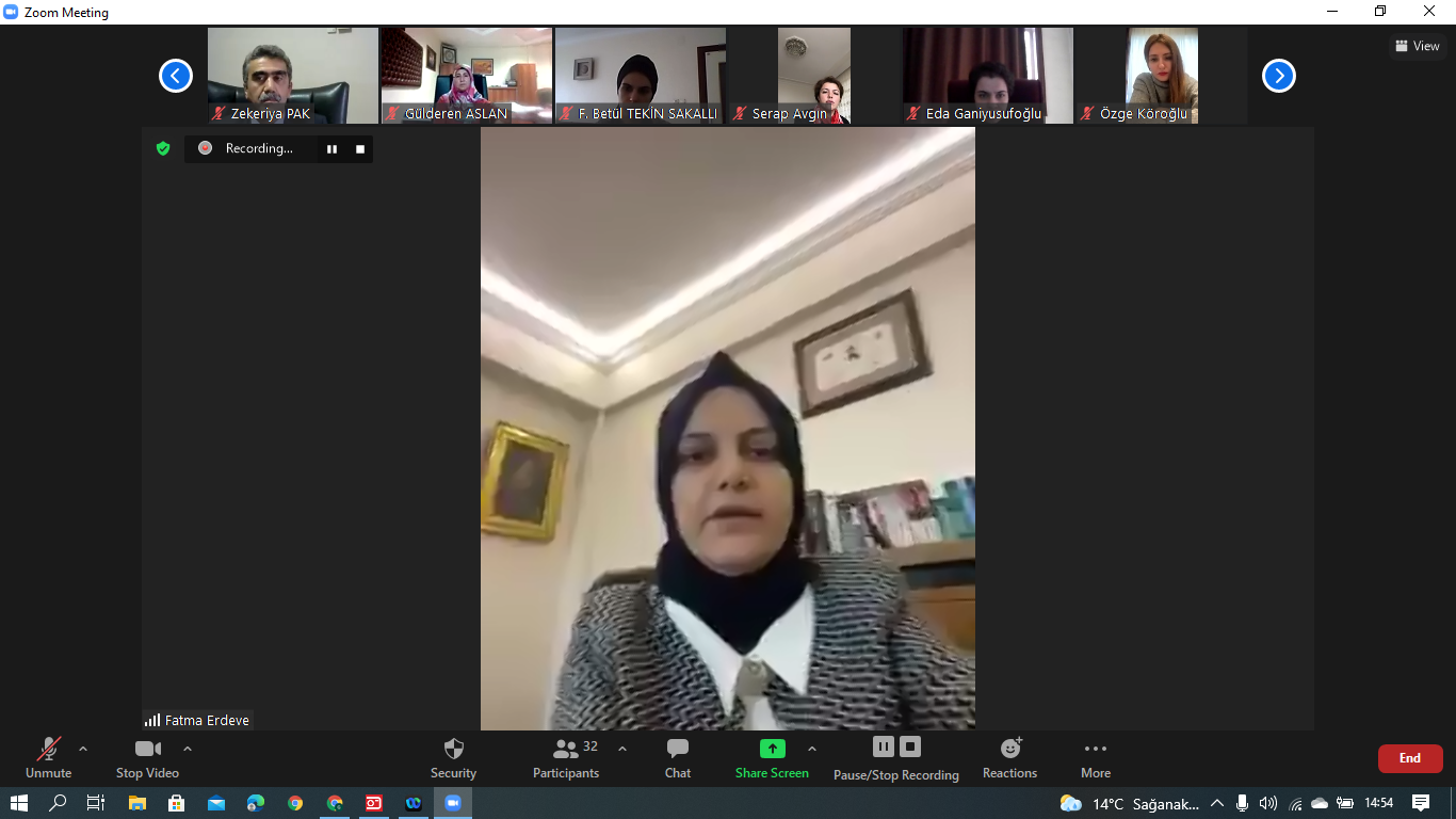 KSÜKAM Tarafından 25 Kasım Kadına Yönelik Şiddetle Mücadele Günü Kapsamında ‘Dijital Şiddet’ Konulu Çevrim İçi Panel Gerçekleştirildi