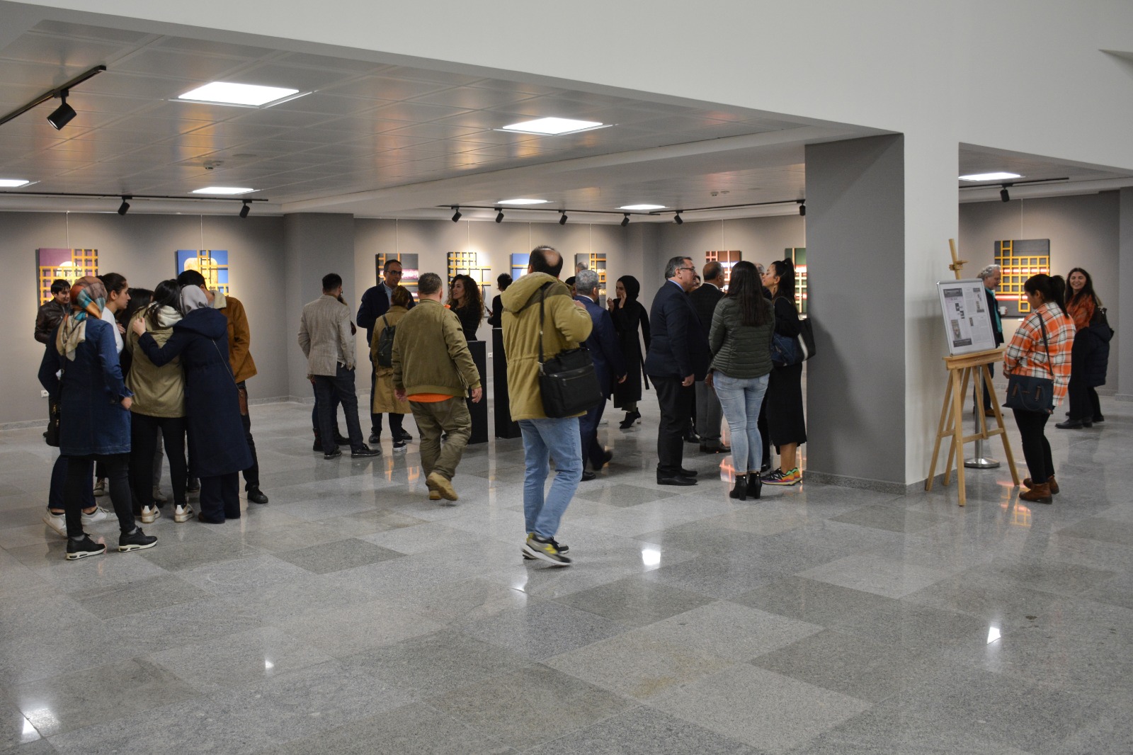 Öğr. Gör. Dr. Ali Koç’un Kişisel Resim Sergisi ‘Yer Değil’, Sanatseverlerin Beğenisine Sunuldu