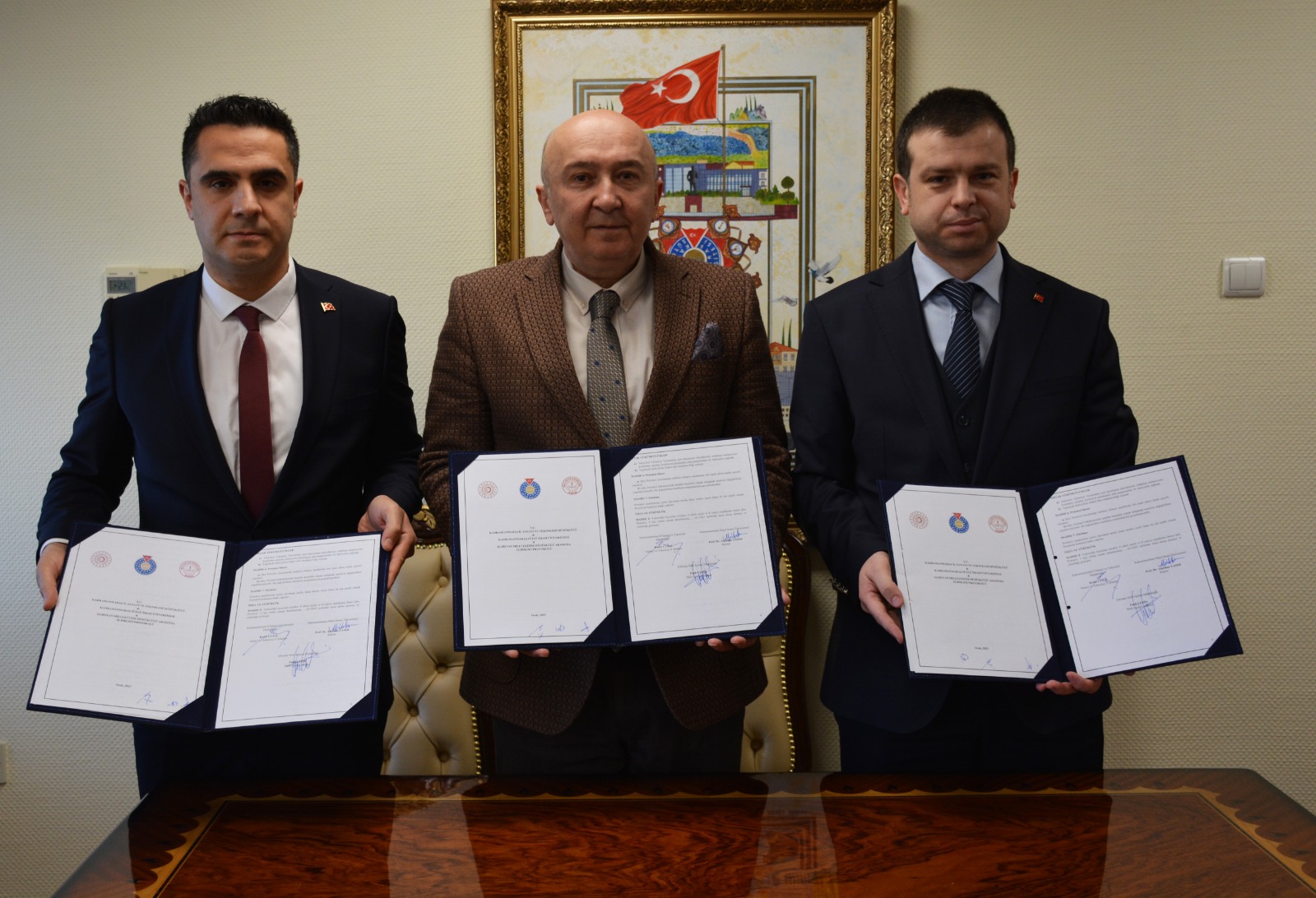 Kahramanmaraş Sütçü İmam Üniversitesi, Kahramanmaraş İl Sanayi ve Teknoloji Müdürlüğü ile Elbistan İlçe Milli Eğitim Müdürlüğü Arasında İş Birliği Protokolü İmzalandı