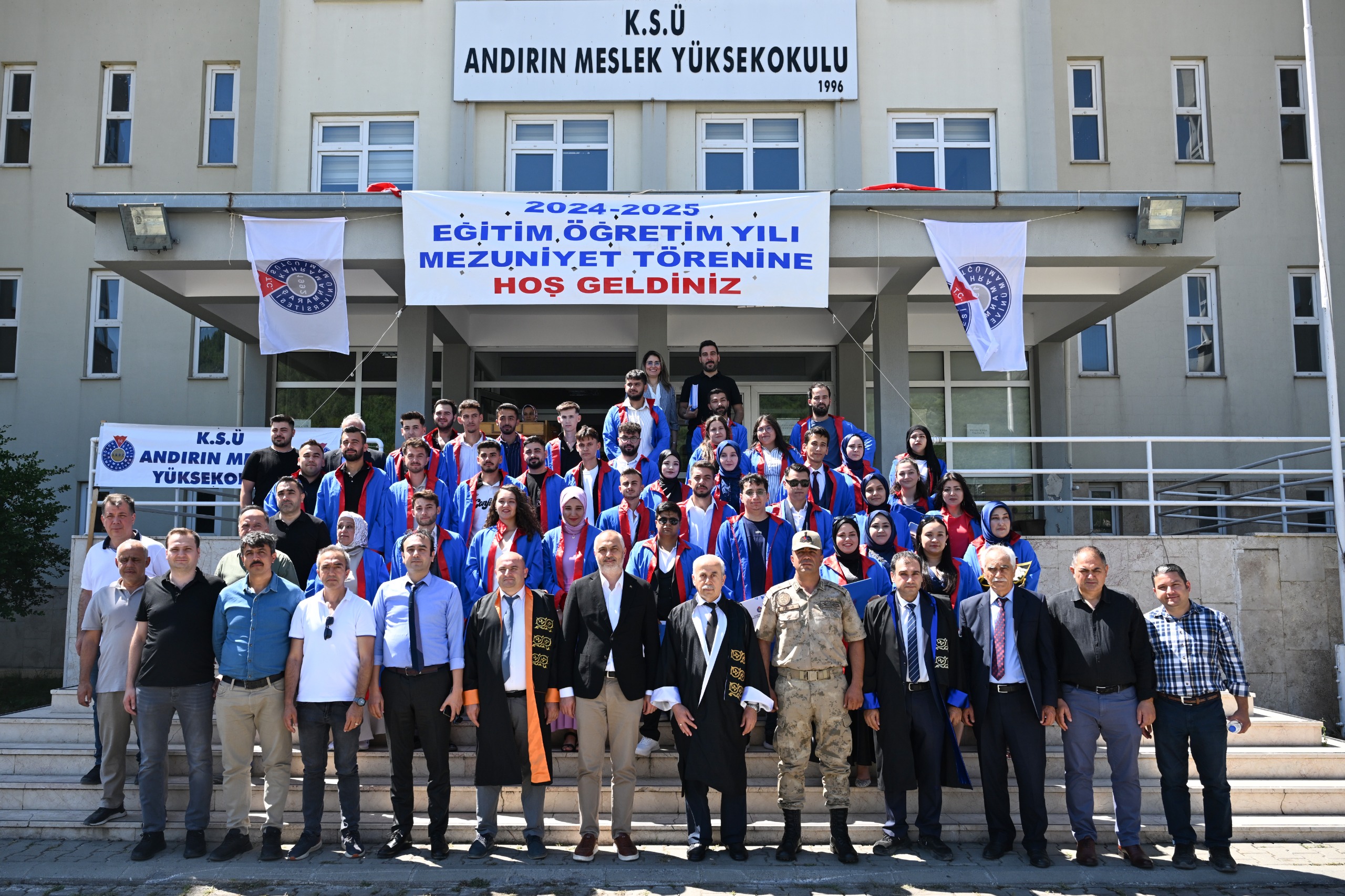 Andırın Meslek Yüksekokulunda Mezuniyet Heyecanı