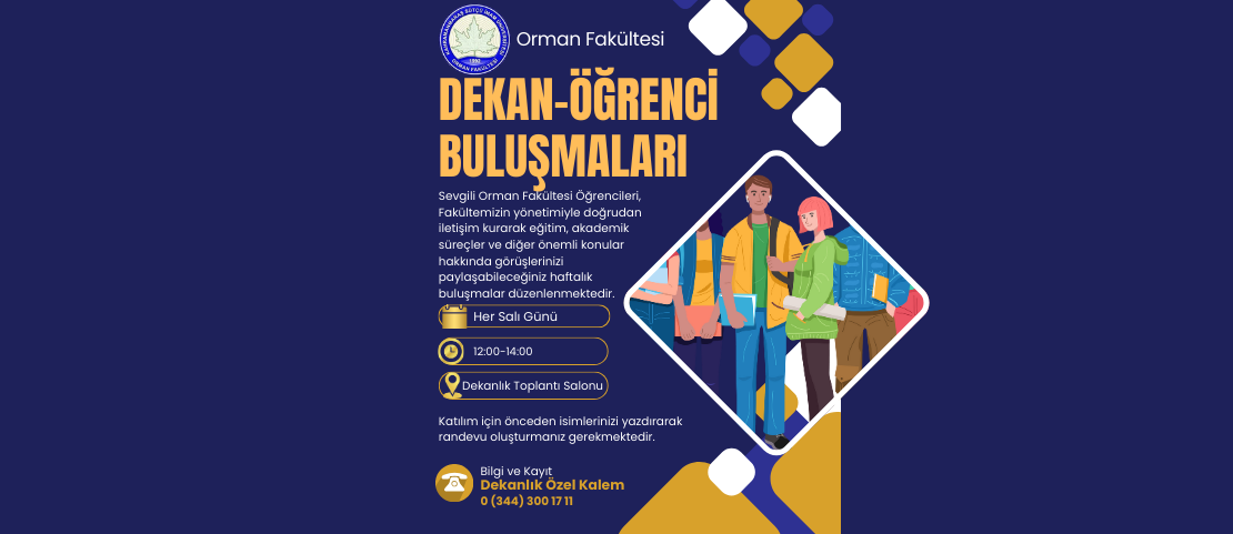 Dekan-Öğrenci Buluşmaları Başlıyor